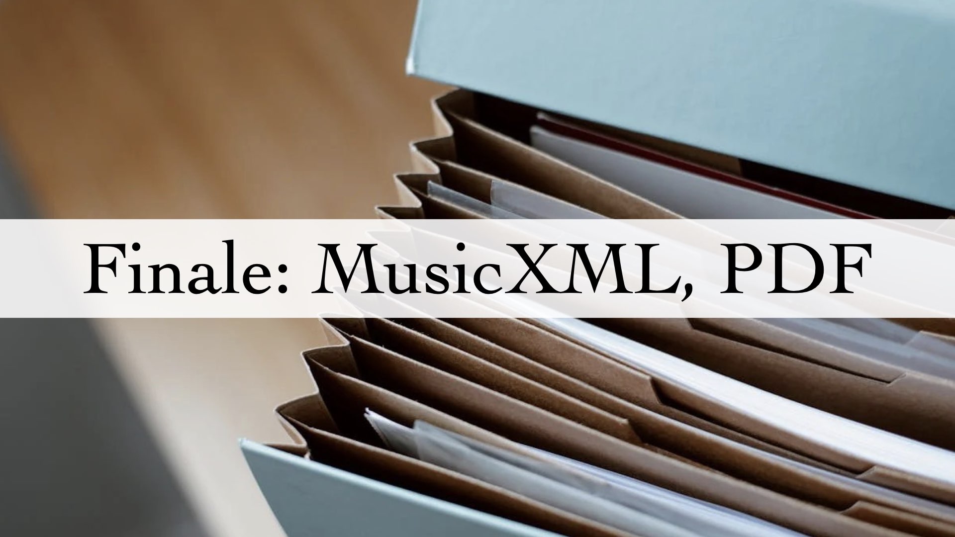 Finaleユーザー必見！楽譜データの保存方法【MusicXML・PDFの活用】